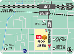 ラクト山科店MAP