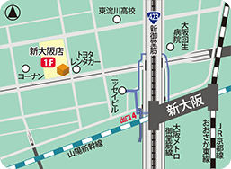 新大阪店MAP