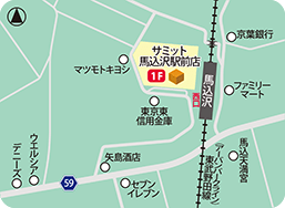 サミット馬込沢駅前店MAP