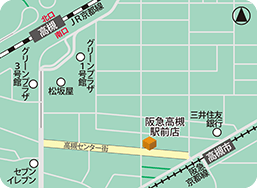 阪急高槻駅前店MAP