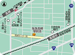阪急高槻駅前店MAP