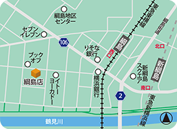 綱島店MAP