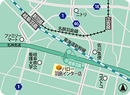 バロー羽島インター店MAP