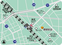 蕨駅前店MAP