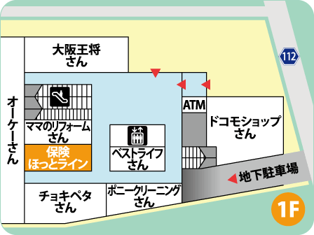 フレスポひばりが丘店フロアMAP