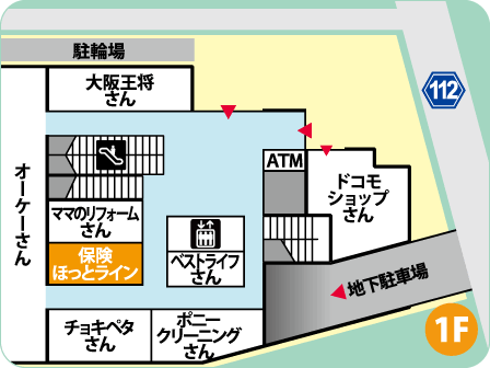 フレスポひばりが丘店フロアMAP