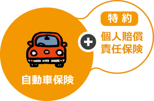 自動車保険＋【特約】個人賠償責任保険