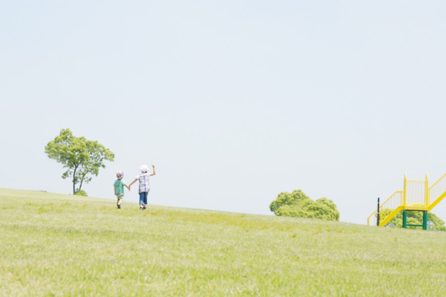 いつもわたしのあとをついてきていた弟　・・・頼もしくなったね