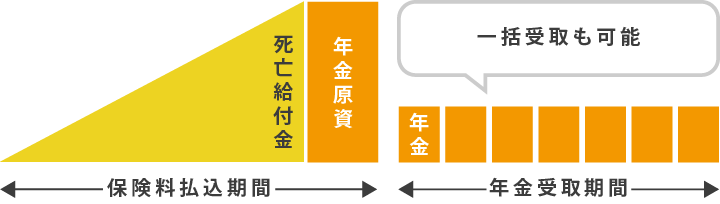 定額個人年金保険のイメージ