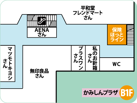 上新庄店フロアMAP