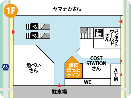 ミユキモール店フロアMAP