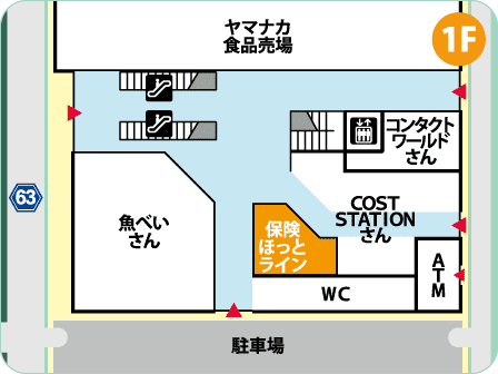 ミユキモール店フロアMAP