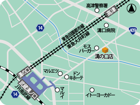 溝の口店MAP