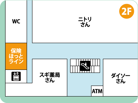 メッツ大曽根店フロアMAP