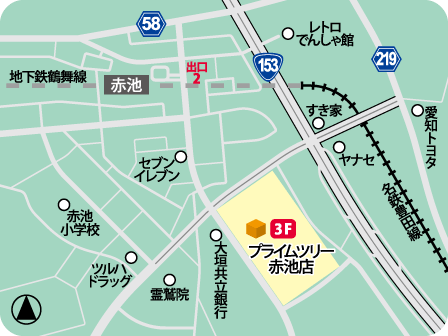 プライムツリー赤池店MAP