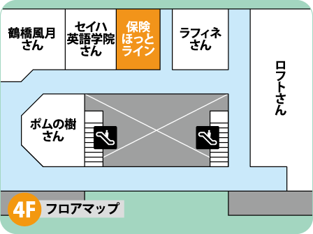 ラクト山科店フロアMAP