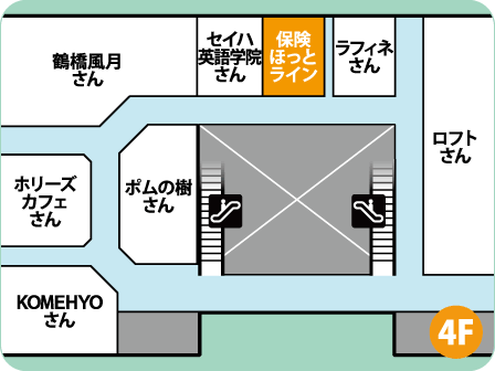 ラクト山科店フロアMAP