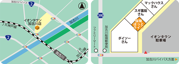 イオンタウン加古川店MAP