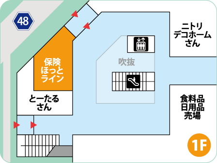 西友岡崎店フロアMAP