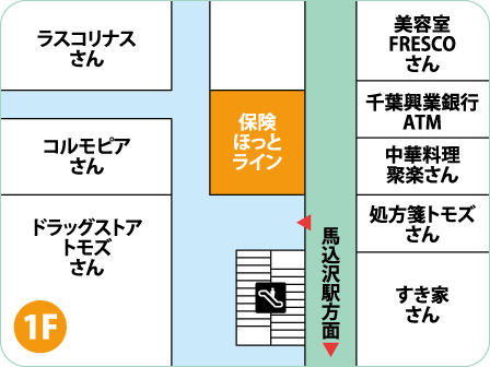 サミット馬込沢駅前店フロアMAP