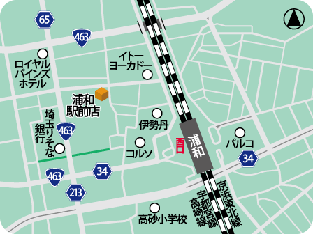浦和駅前店MAP