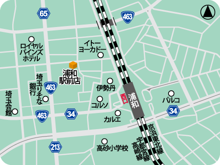 浦和駅前店MAP
