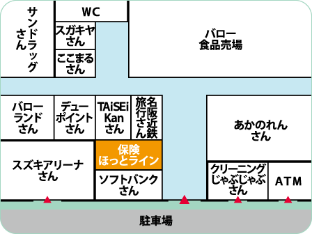 バロー羽島インター店フロアMAP