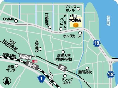 バロー大津店MAP