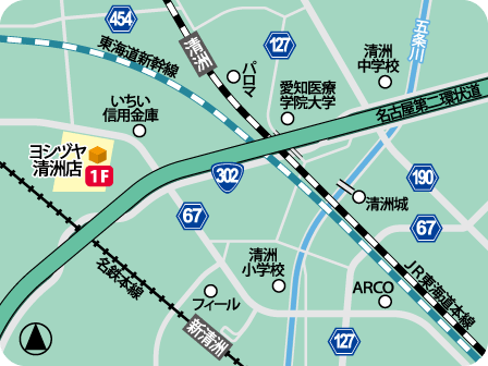 ヨシヅヤ清洲店MAP